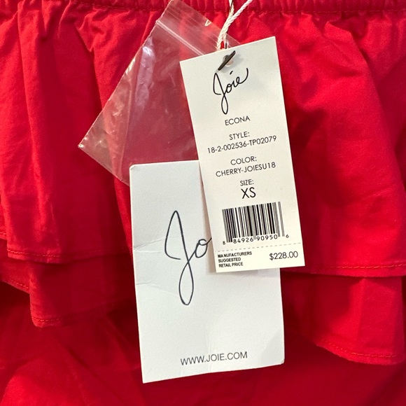 NWT Red Top, size XS, Joie - Picture 4 of 4